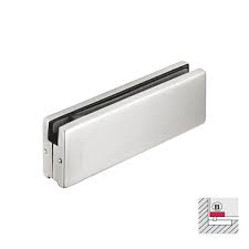 Kẹp kính dưới Hafele inox mờ 120kg 981.50.010,